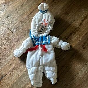 Baby Halloween costum. Marshmallow man from ghostbusters (0/3) months